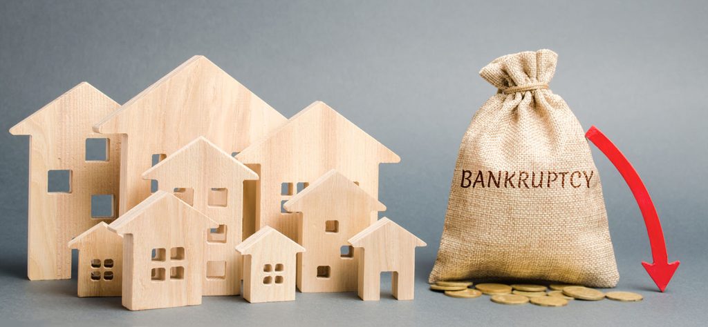An illustration of bankruptcy